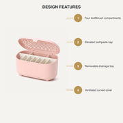 PetalSort Toothbrush Organizer