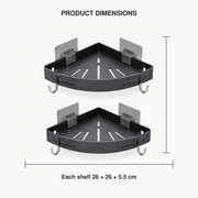 RidgeMount Corner Shelf Set
