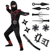 Joyfy Kids Ninja Costume for Boys Halloween Fancy Dress Costume for Kids Age 3 and up