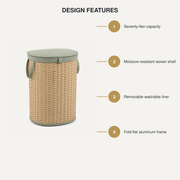WillowWeave Laundry Basket
