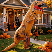 Magicfly Inflatable Dinosaur Costume, Fancy Dinosaur Suit Blow up Full Body Dino Costume for Halloween Cosplay Party
