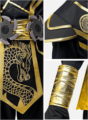 Joyfy Ninja Costume for Kids, Ninja Dragon Costume Set, Boys Halloween Outfit for Dress-up and Role-play Party