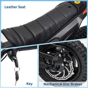 24V Electric Dirt Bike Black/Blue Colorway Ages 8+