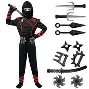 Joyfy Kids Ninja Costume for Boys Halloween Fancy Dress Costume for Kids Age 3 and up