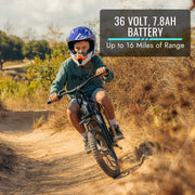 36V Electric Dirt Bike with LED Headlight Ages 8+